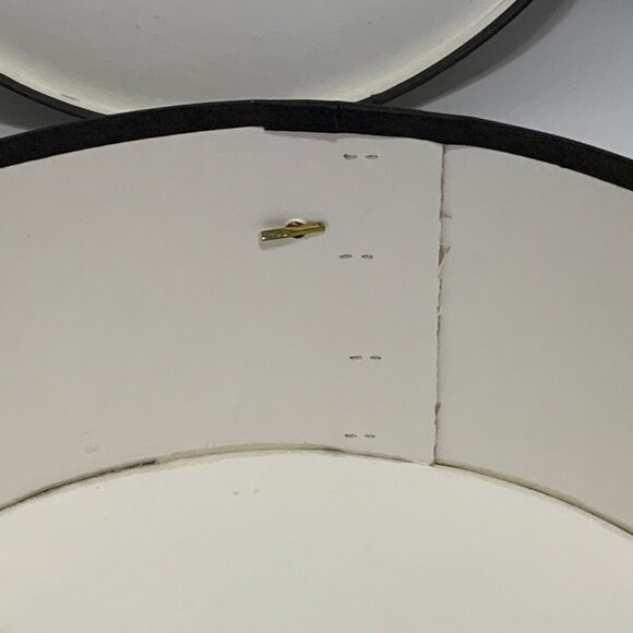 Vintage Fleur de Paris New Orleans Cardboard Hat Box Storage Container Black - Picture 13 of 14